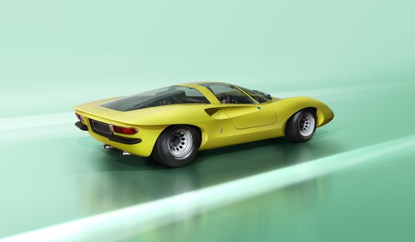 Обои на рабочий стол: 1969, alfa romeo, Alfa Romeo 33/2 Coupe Speciale, beautiful, Pininfarina, Tipo 33