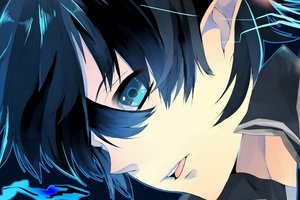 Обои на рабочий стол: ao no exorcist, blue exorcist, rin okumura, аниме, синий экзорцист