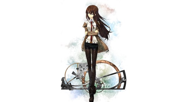 Обои на рабочий стол: makise kurisu, steins gate, девушка