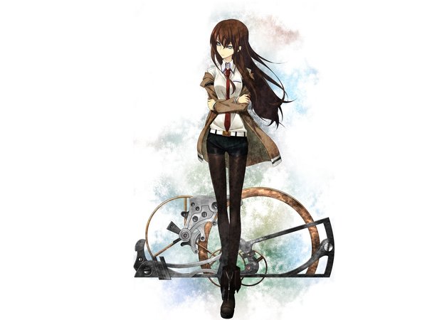 makise kurisu, steins gate, девушка