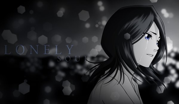 Обои на рабочий стол: bleach, lonely, rukia kuchiki, аниме, слёзы