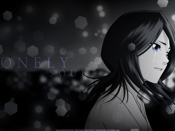 bleach, lonely, rukia kuchiki, аниме, слёзы