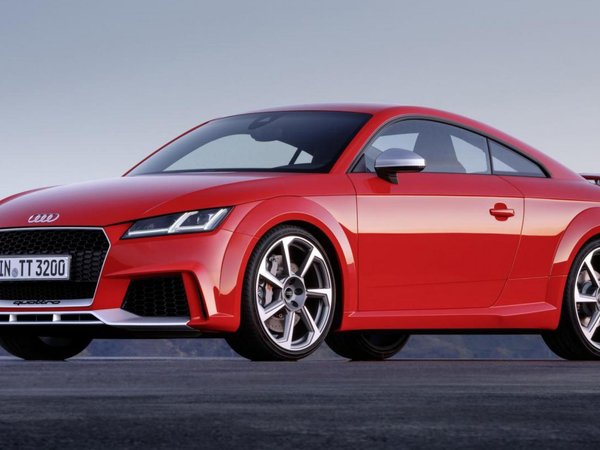 Audi, red, Ауди, передок