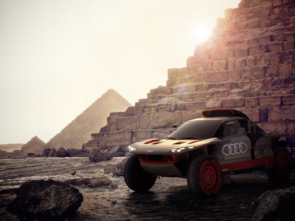 Audi, Audi RS Q e-tron, Pyramids in Egypt, Virtual world tour, Виртуальное мировое турне, египет, пирамиды, Пирамиды в Египте