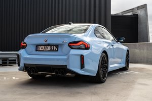 Обои на рабочий стол: BMW, BMW M2 MT, G87, M2, rear view