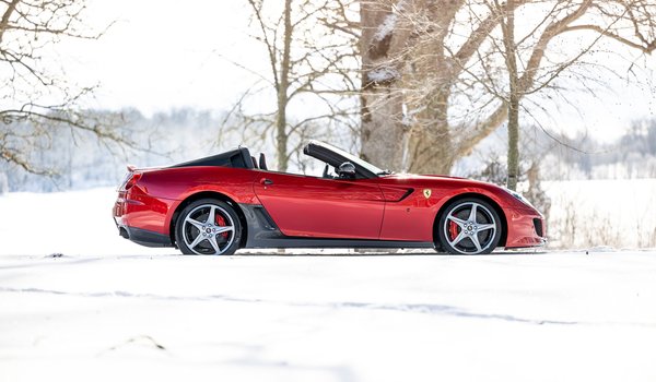 Обои на рабочий стол: ferrari, Ferrari SA Aperta, SA Aperta, side view