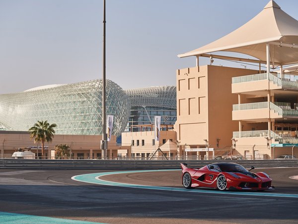 dubai, ferrari, Ferrari FXX-K, FXX, racing track, track car, Yas Marina Circuit