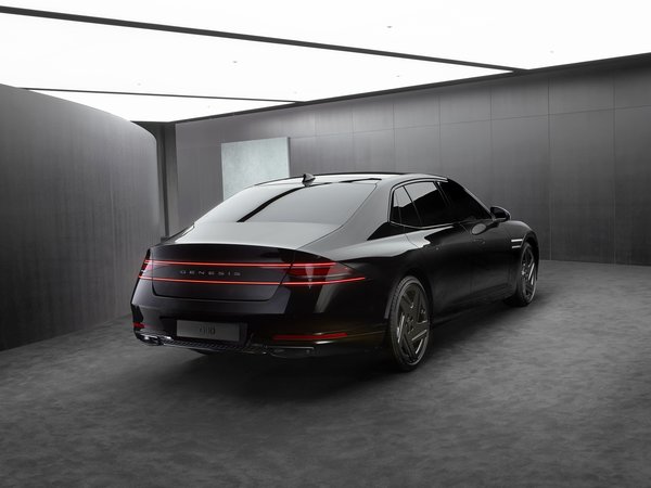 2024, black, Genesis, Genesis G90, седан, черный