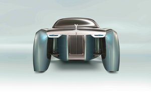 Обои на рабочий стол: Luxury Cars, Rolls Royce, Rolls-Royce 103EX, Vision Next 100, Автономный, концепт, Роскошный автомобиль, спереди, Футуристический концепт-кар