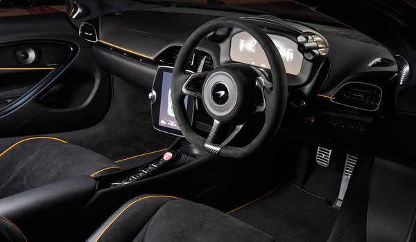 Обои на рабочий стол: Artura, car interior, mclaren, McLaren Artura