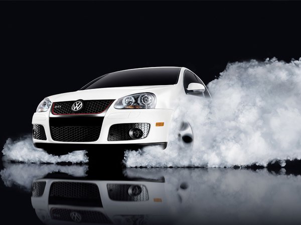 Volkswagen, дым, рендер, фольксваген