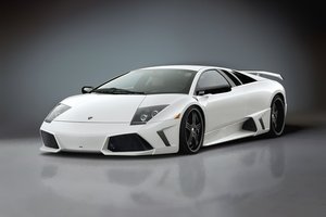 Обои на рабочий стол: lamborghini, murcielago, белый