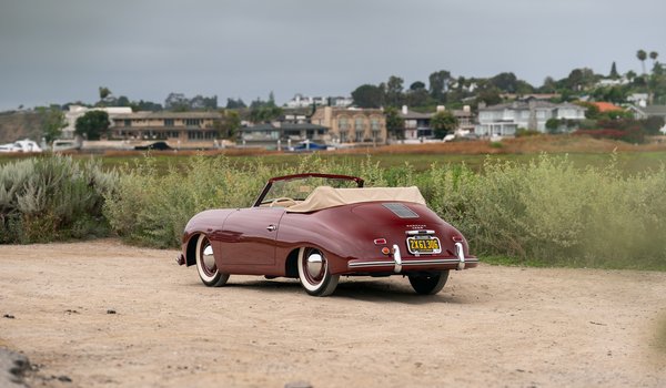 Обои на рабочий стол: 1953, 356, porsche, Porsche 356 1300 Cabriolet