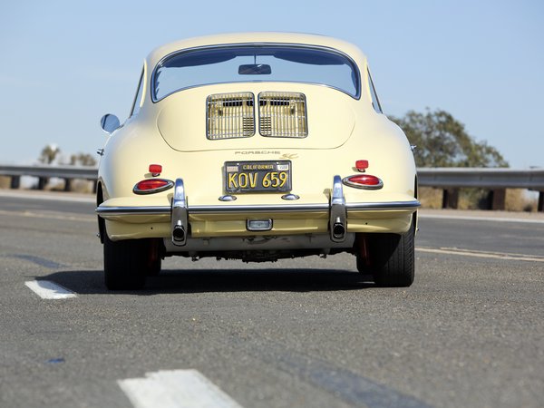 1964, 356, porsche, Porsche 356 SC Coupe, rear