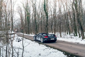 Обои на рабочий стол: porsche, Porsche Carrera GT, rear view