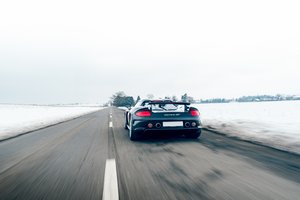 Обои на рабочий стол: car, porsche, Porsche Carrera GT, road