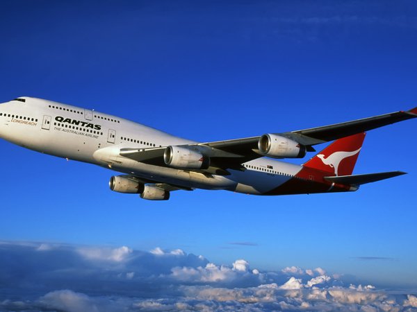 747, airlines, australian, boeing, qantas, the, авиалинии, австралийские, боинг, лайнер