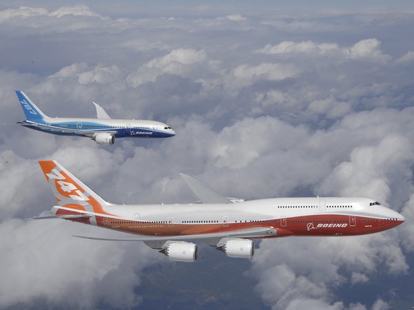 747, 787, boeing, dreamliner, intercontinental, боинг, высота, небо, облака, полет, самолёт, самолёты