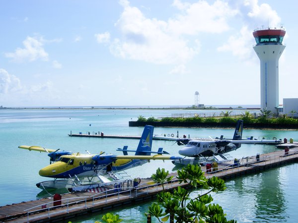 Trans Maldivian, аэропорт, гидросамолёт, командно-диспетчерский пункт, КПД, мальдивы, поплавковый гидросамолет, самолёты