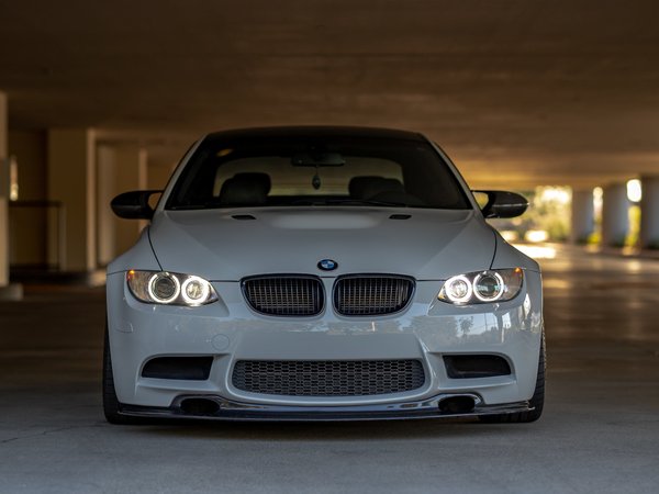 BMW, E92, face, Front, gray, Sight