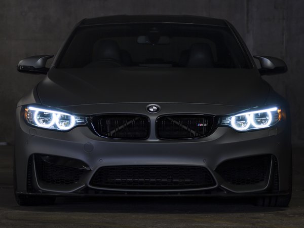 Angel Eyes, BMW, F80, face, gray, LED lights, Sight