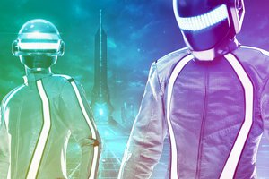 Обои на рабочий стол: daft punk, tron