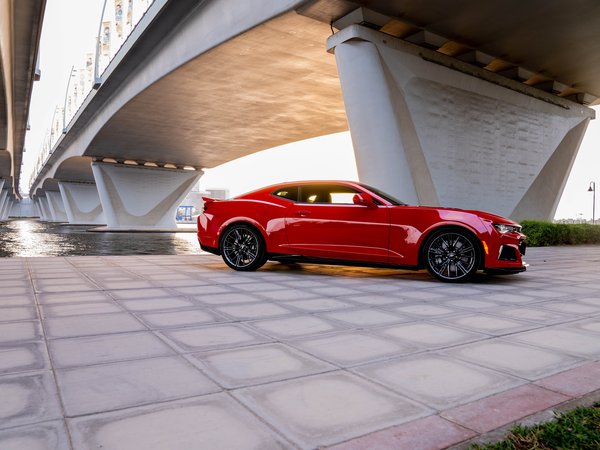 camaro, chevrolet, Chevrolet Camaro ZL1, side view