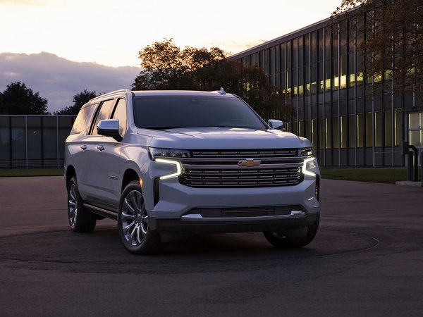 2020, chevrolet, Suburban, SUV, спереди