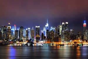 Обои на рабочий стол: new york city, манхеттен, нью-йорк, сша