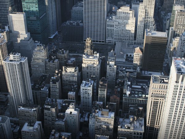city, new york, nyc, высота, город, небоскребы, улицы