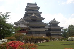Обои на рабочий стол: дворец, замок, мацумото, хонсю, япония