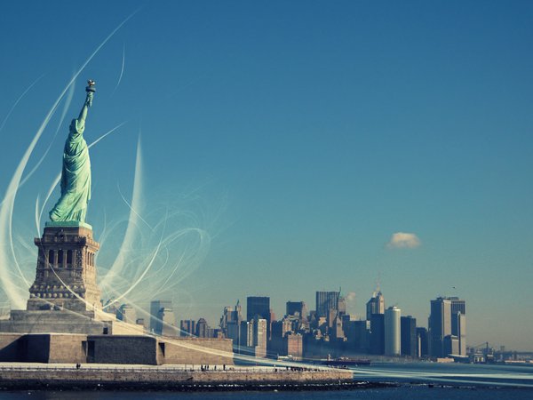 liberty enlightening the world, new york, statue of liberty, озаряющая мир, свобода, статуя свободы