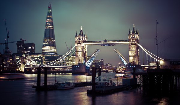 Обои на рабочий стол: england, great britain, london, Thames, THAMESIS, tower bridge, англия, великобритания, лондон, тауэрский мост, темза