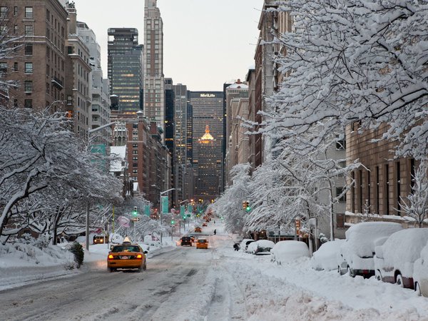city, New_York, nyc, usa, winter, город
