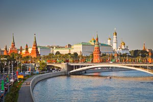 Обои на рабочий стол: moscow, кремль, москва, Москва-река, мост, набережная