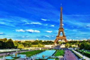 Обои на рабочий стол: europe, france, paris, башня, европа, париж, франция, эйфелева башня