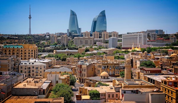 Обои на рабочий стол: Азербайджан, Баку, дома, здания