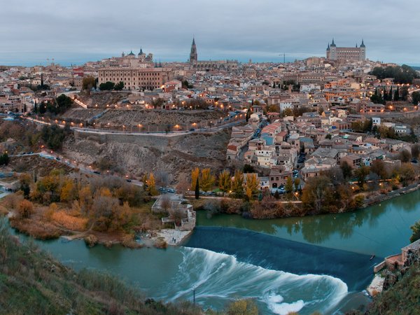 river Tagus, испания, река, Толедо