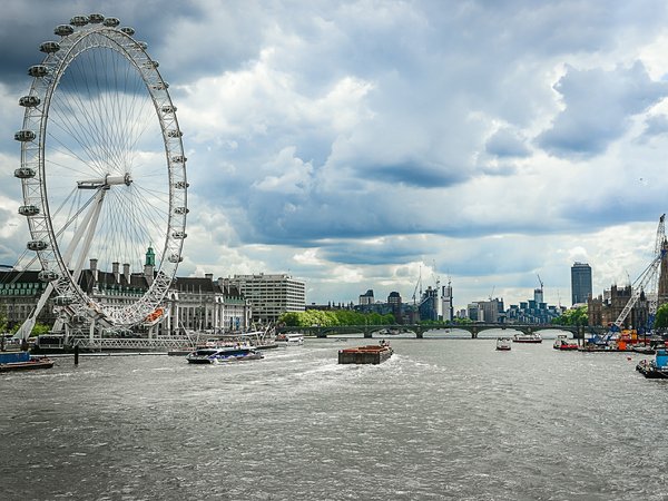 england, london, london eye, river, англия, великобритания, лондон, Лондонский глаз, река