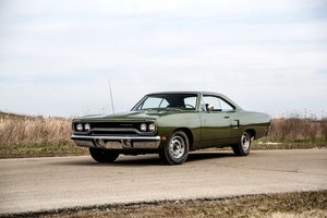 Обои на рабочий стол: 1970, front view, plymouth, Plymouth Road Runner 440+6 Hardtop Coupe, Road Runner