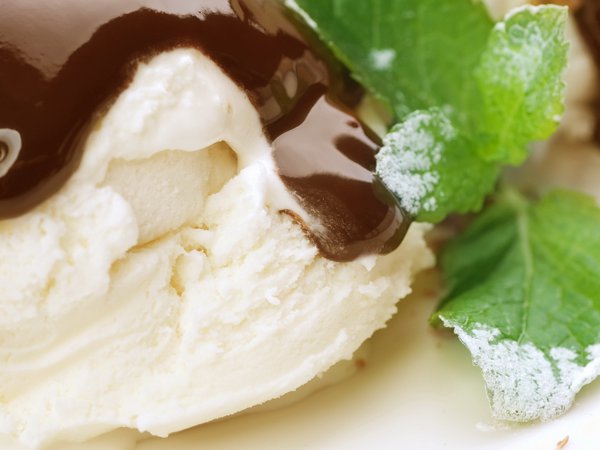 1920x1080, chocolate, cream, dessert, food, icecream, spearmint, sweet, десерт, еда, крем, мороженое, мята, сладкое, шоколад
