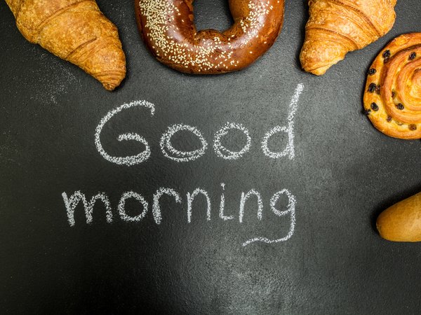 croissants, good morning, выпечка, круассаны, пончики