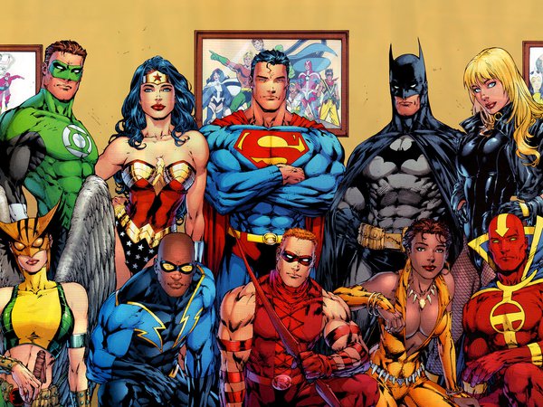 batman, comics, dc universe, green lantern, heroes, superman, wonder woman