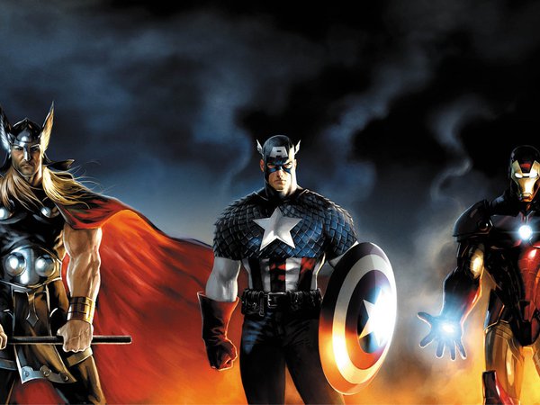 captain america, heroes, iron man, marvel, thor