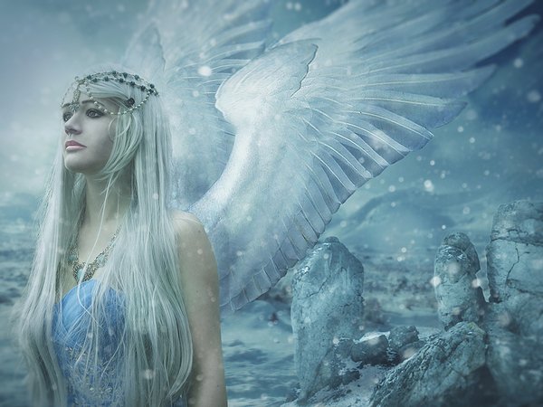 Angel, blonde beauty, brown eyes, fantasy art, jewelry, look, wings, ангел, белокурая красавица, взгляд, карие глаза, крылья, украшения, фэнтези арт