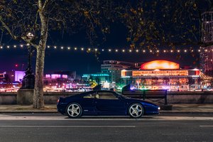 Обои на рабочий стол: F355, ferrari, Ferrari F355 Berlinetta, side view