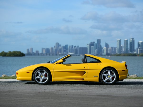 F355, ferrari, Ferrari 355 F1 GTS, side view