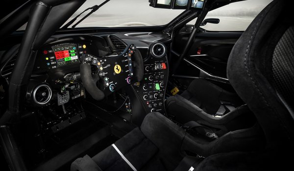 Обои на рабочий стол: car interior, ferrari, Ferrari KC23