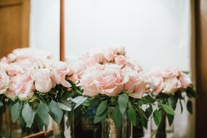 Обои на рабочий стол: много, розовые, розы, цветы