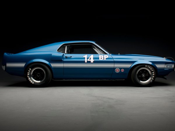 1969 Shelby GT350, GT350, shelby, side view